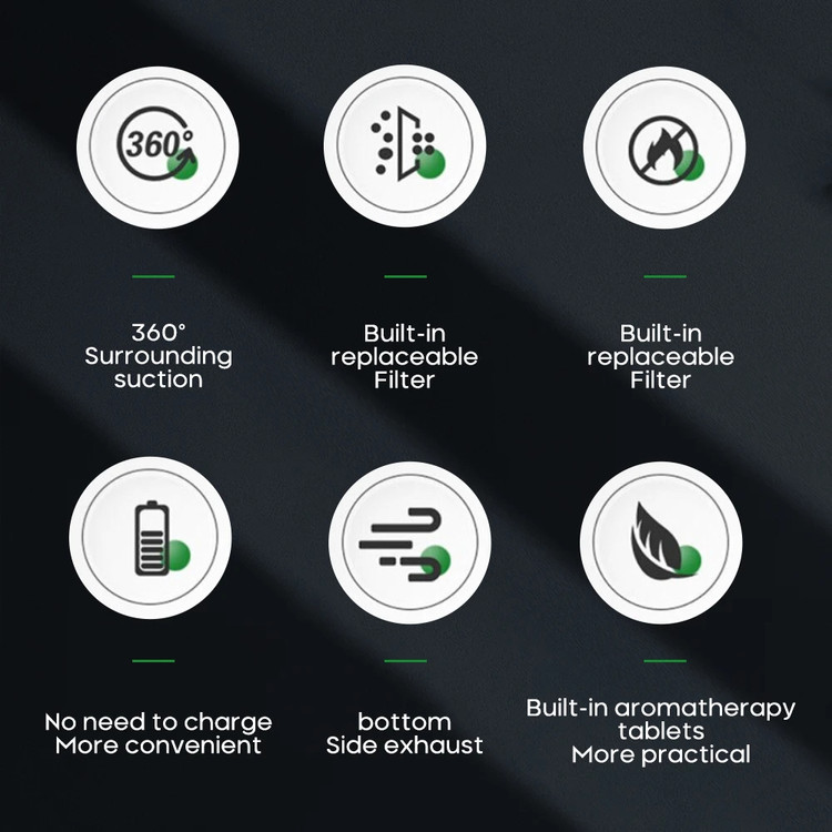 زیرسیگاری مکنده مدل خوشبوکننده هوا – زیرسیگاری الکترونیکی
