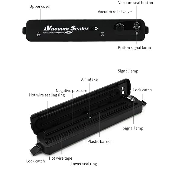 دستگاه پلمپ وکیوم کیسه فریزر model:XR-2307 جنوبای کالا