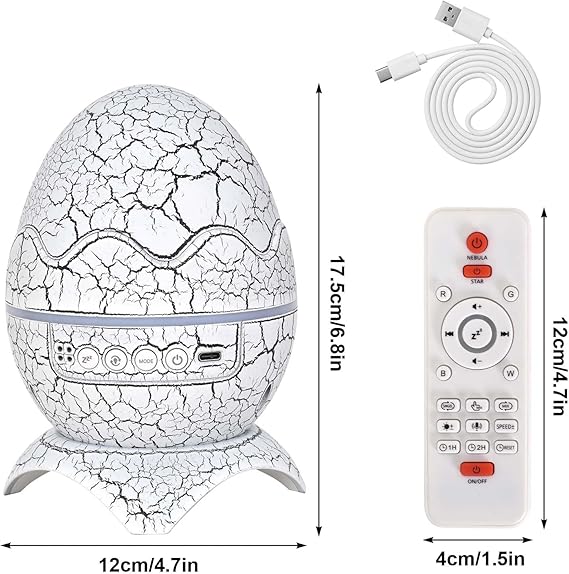 چراغ خواب سه بعدی کهکشانی با طرح تخم دایناسورجنوبای کالا