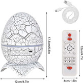 چراغ خواب سه بعدی کهکشانی با طرح تخم دایناسورجنوبای کالا