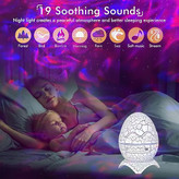 چراغ خواب سه بعدی کهکشانی با طرح تخم دایناسورجنوبای کالا