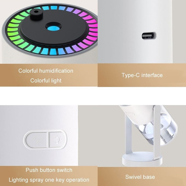بخور سرد لیزر دار RGB مدل Starry Sky جنوبای کالا