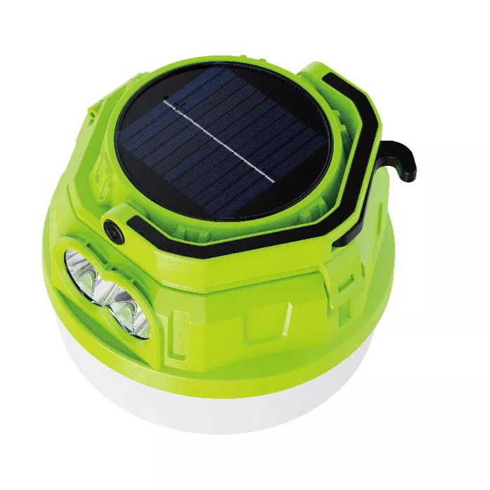 چراغ شارژی خورشیدی کمپینگ مدل HB-V90 ظرفیت ۸۰ وات