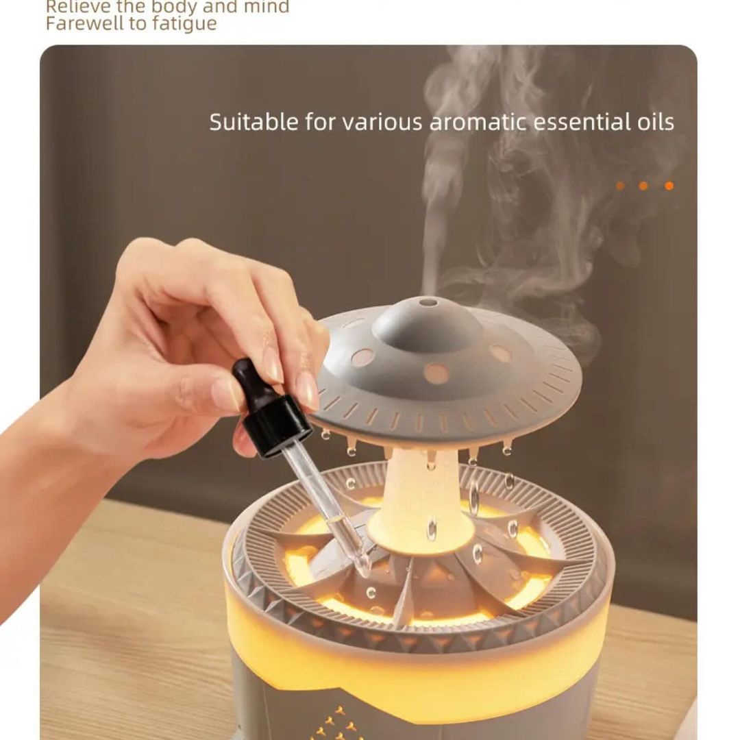 بخور و چراغ خواب شبیه ساز بارون قارچی