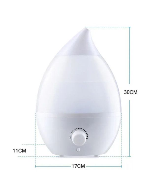 بخور سرد طرح قطره ای اشکی 2.6 لیتر HUMIDIFIER