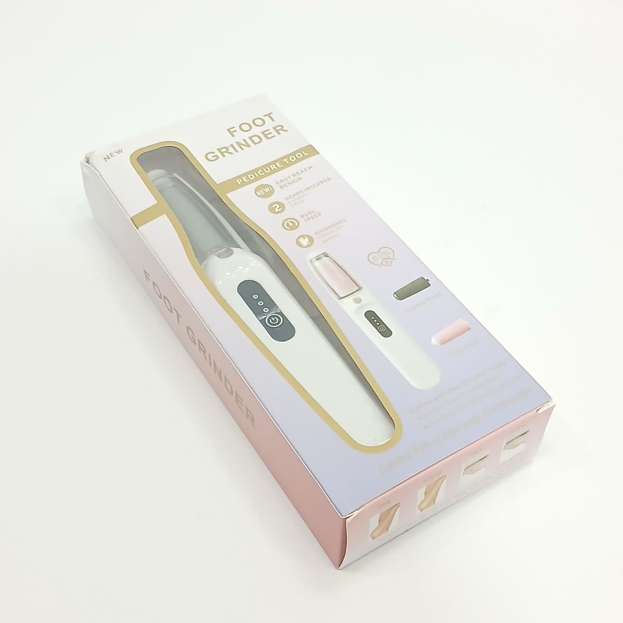 دستگاه پدیکور برقی با قابلیت سوهان و لایه‌برداری پوست پا