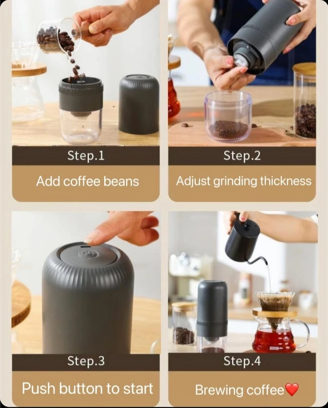 آسیاب قهوه قابل حمل مدل XH501