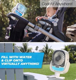 پنکه مه پاش قابل حمل مدل Arctic Cool Clamp با گیره و باتری شارژی