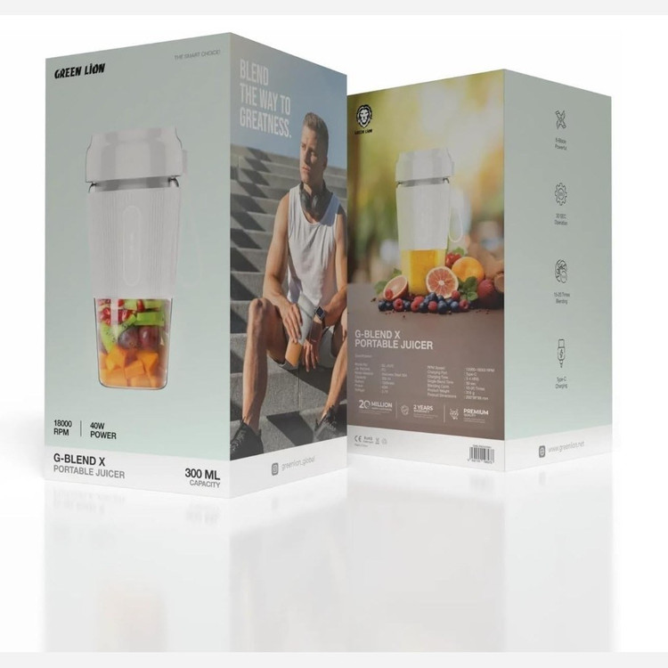 مخلوط کن شارژی گرین لاین Green Lion G-Blend X Portable Juicer