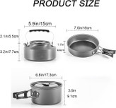 ست ظروف کمپینگ ۷ تکه گرین لاین مدل GN7N1COOKBK