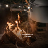ست ظروف کمپینگ ۷ تکه گرین لاین مدل GN7N1COOKBK