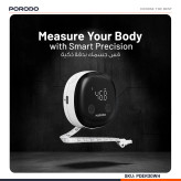 متر هوشمند بدن Porodo Metrice | اندازهگیری دور بدن با اپلیکیشن
