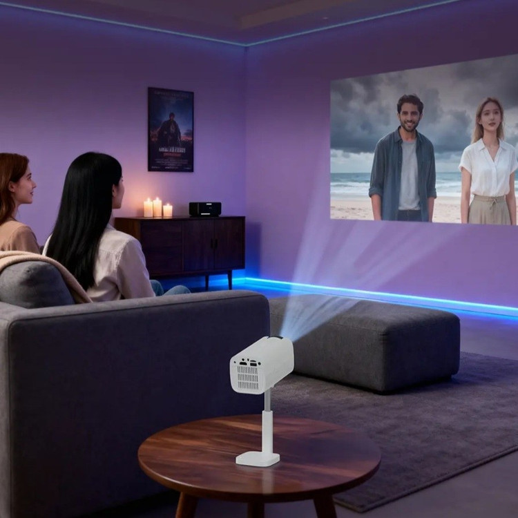 ویدئو پروژکتور گرین لاین Nova مدل GPJ4K8 قابل حمل 720P با پشتیبانی 4K